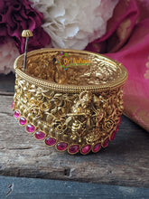 Kemp Temple Kada Bangle -Krishna Radha -G1147