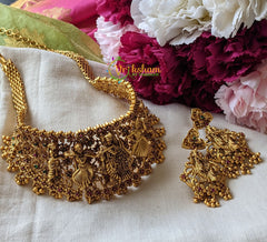 Krishna Radha Temple Choker -G1172