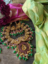 Precious Kemp and Kundan Peacock Choker -G1647