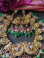 Precious Kemp and Kundan Peacock Choker -G1647
