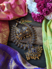 Precious Kemp Maanga Traditional Neckpiece -Blue -G1310