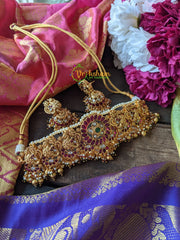 Precious Kemp Premium Matt High Neck Choker -G1515