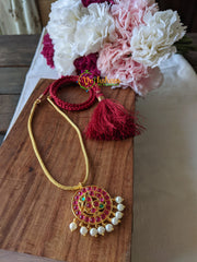 Peacock Kemp Addigai -Red Green Kemp Addigai -G1352