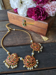 Nagas Kemp Choker -Red Green Kemp Choker -G1354