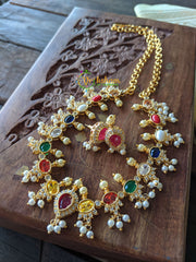 Navarathna AD Stone Neckpiece -G1378