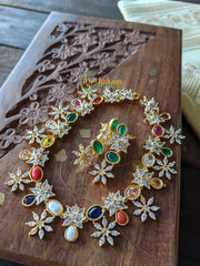 Navarathna AD Stone Neckpiece -G1377