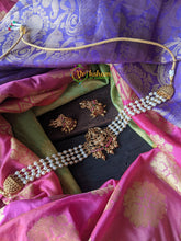 Lakshmi Gold look alike Pearl High Neck Choker – G1680