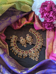 Premium Kundan and AD Stone Choker -G1454