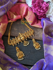 Lakshmi Pendant High Neck Choker -G1693