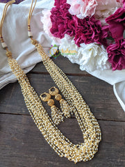 Multi Layer Pearl Mala -Gold Look Alike -G1467