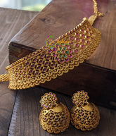 AD gold look alike High Neck Choker -G1574