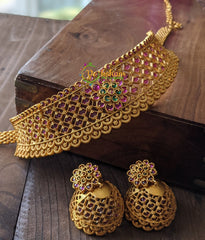 AD gold look alike High Neck Choker -G1574