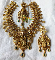 CZ Stone Temple Neckpiece -Krishna Radha Choker -G1615