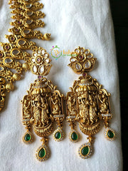 CZ Stone Temple Neckpiece -Krishna Radha Choker -G1615