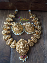 Nakshi Choker -Lakshmi Choker -Nagas Collection -Red -G1608