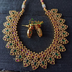 Traditional Maanga Kemp Choker -Red Green -G1728