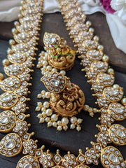 Precious Jadau Kundan and Kemp Maanga Haram-White-J023