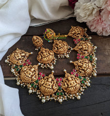 Precious jadau Kundan Nakshi Choker -Lakshmi Choker -Nagas Collections -J031