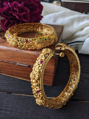 Gold Look Alike Kada Bangles -G1842