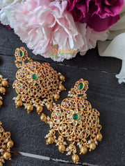 Premium AD Stone Maanga Choker Neckpiece -G2249