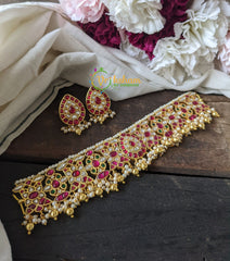 Exquisite Jadau Kundan High Neck Choker -J030
