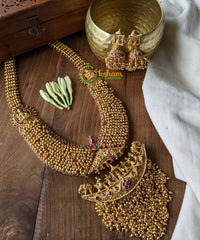 Premium Cluster Ghungroo Bridal Palanquin Haram -G1927