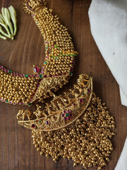 Premium Cluster Ghungroo Bridal Palanquin Haram -G1927