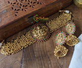 Cluster Ghungroo Lakshmi High Neck Choker -G1928