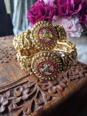 Antique Temple Bangles -Openable Kada Bangle -G1983