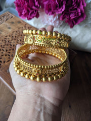 Premium Filigree Matt Bangles -Festive bangles -G2017