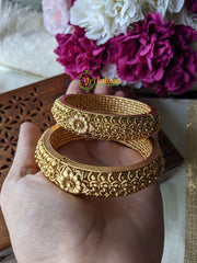 Gold Look Alike Openable Kada Bangles -G2018