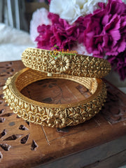 Gold Look Alike Openable Kada Bangles -G2018