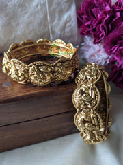 Antique Temple Bangles -Peacock Antique Bangles -G1990