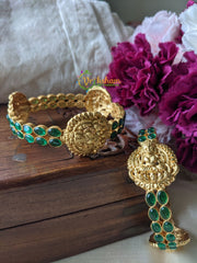 Precious Kemp Lakshmi Bangles -Temple Bangles -Green -G1991