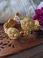 Precious Kemp Lakshmi Bangles -Temple Bangles -Multicolor-G1994