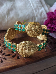 Precious Kemp Lakshmi Bangles -Temple Bangles -Green -G1991