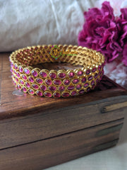 Festive Kemp Bangles -Red -G1996