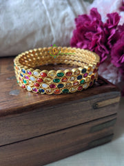 Festive Kemp Bangles -Multicolor -G1999