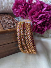 3D Ruby bangles –(4bangles)-G2024