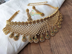 AD gold look alike High Neck Choker -G2127