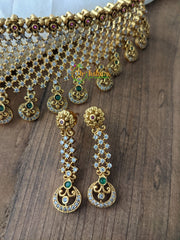 AD gold look alike High Neck Choker -G2127