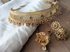 Premium AD Stone Stone High Neck Choker -G2097