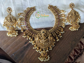 Premium Lakshmi Pendant Choker-Temple Choker -G2039