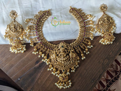 Premium Lakshmi Pendant Choker-Temple Choker -G2039