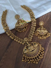 Antique Lakshmi Neckpiece with Peacock Mugappu -G2255