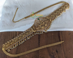 AD Stone Lakshmi Hip Chain -Temple Hipbelt -G2273