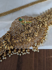 AD Stone Lakshmi Hip Chain -Temple Hipbelt -G2273