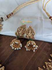 Premium Temple Choker -AD Stone Ganesha Maanga Choker -G2236