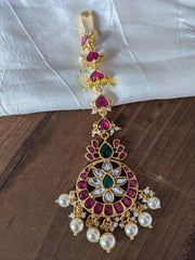 Precious Jadau Kundan Maang Tikka -J129