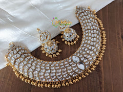 Exquisite Jadau Kundan Choker -White -J109